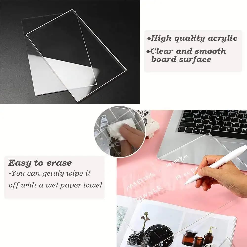 3D LED Light Glass Acrylic Writing pad