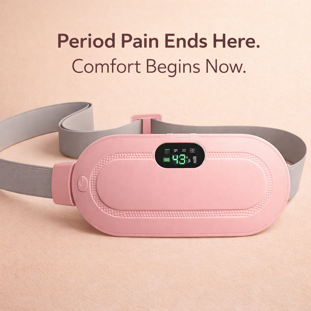 Periods Cramp Relief Massager & Heating Pad