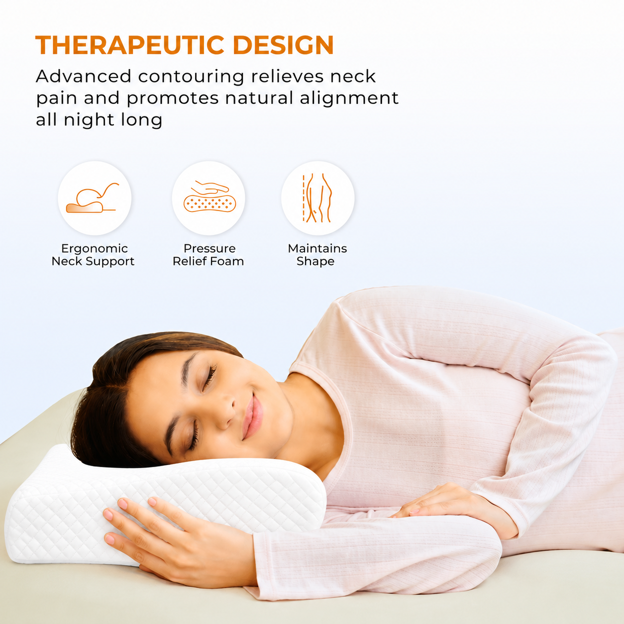 SleepOwl™ -  Memory Foam Orthopedic Pillow