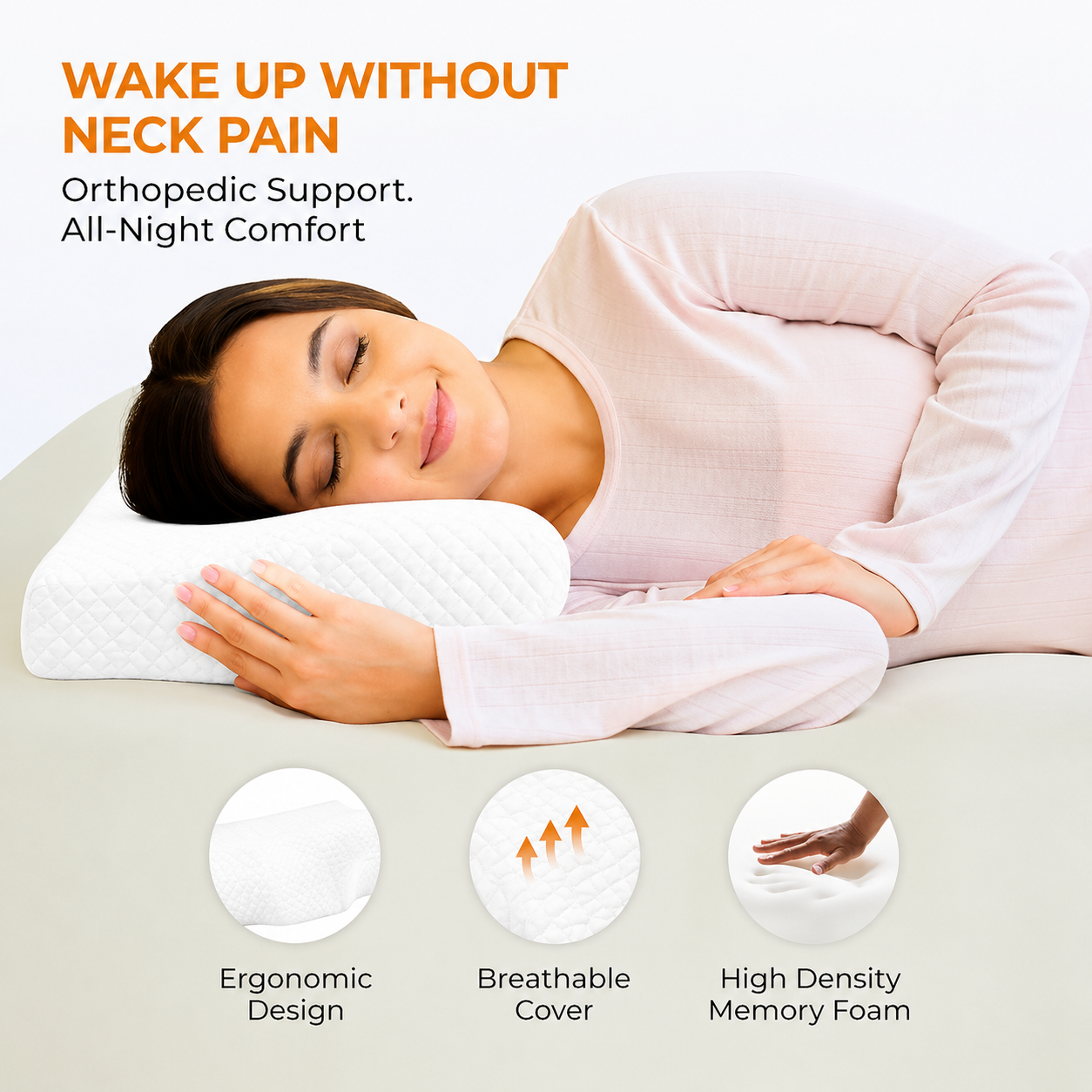 SleepOwl™ -  Memory Foam Orthopedic Pillow