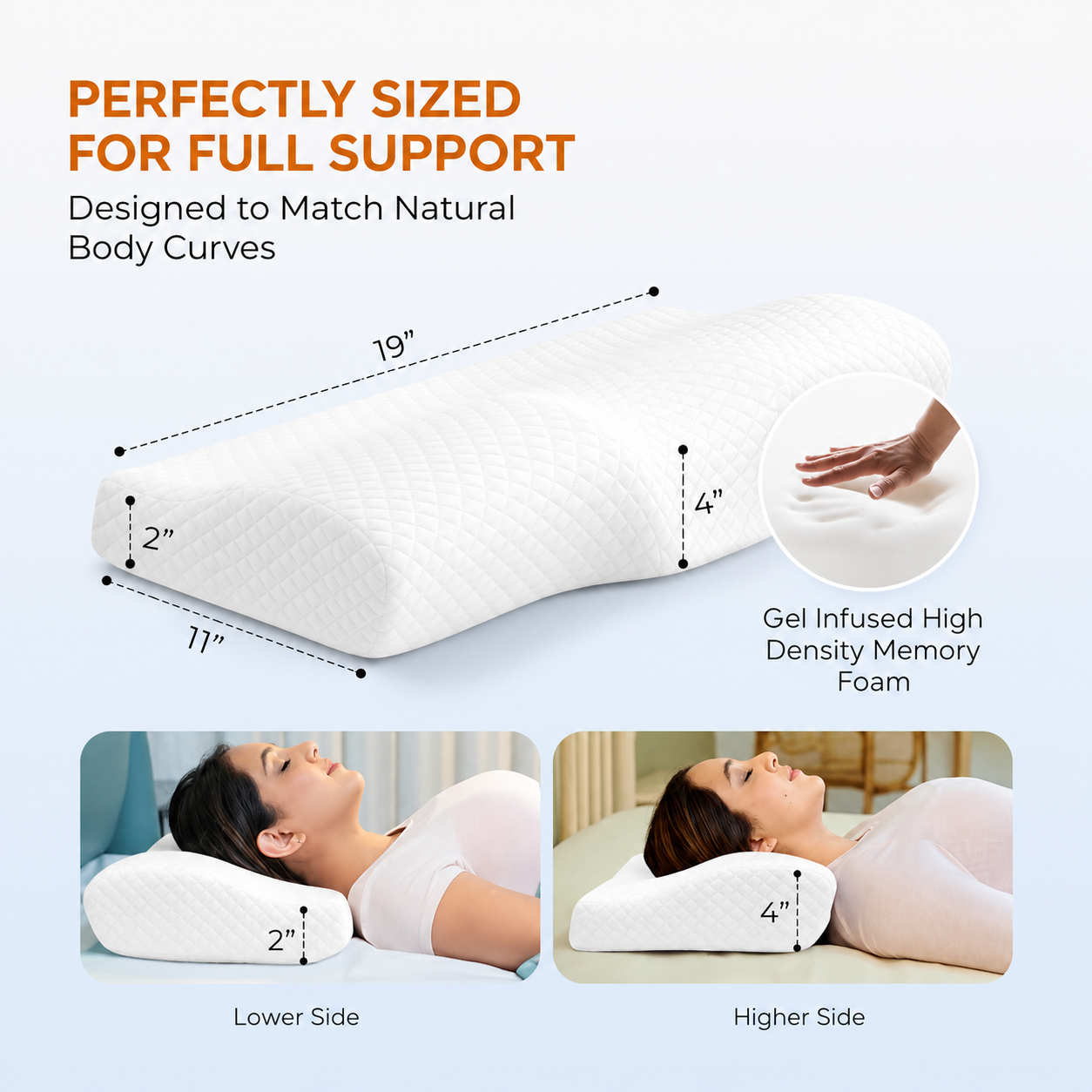 SleepOwl™ -  Memory Foam Orthopedic Pillow