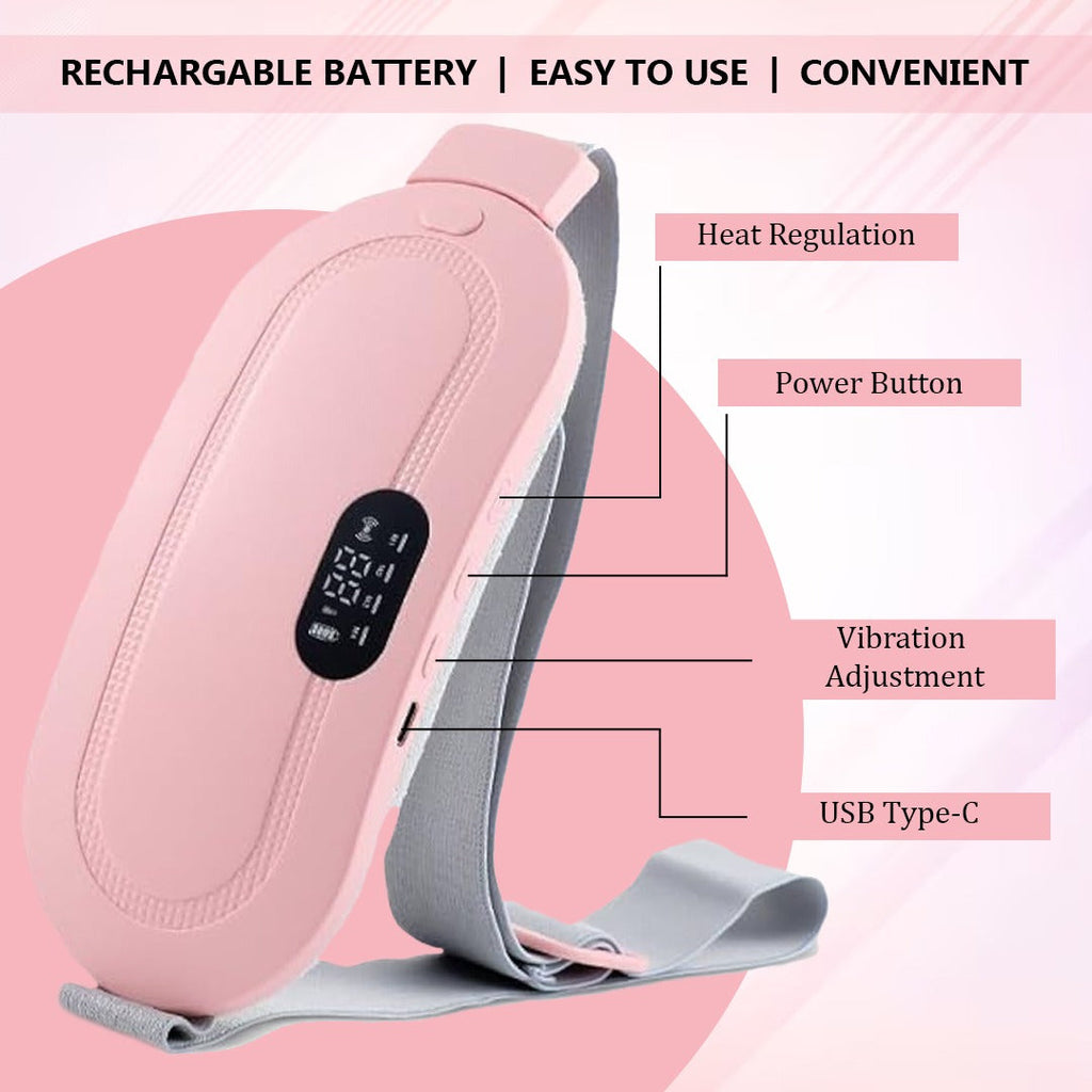 Periods Cramp Relief Massager & Heating Pad