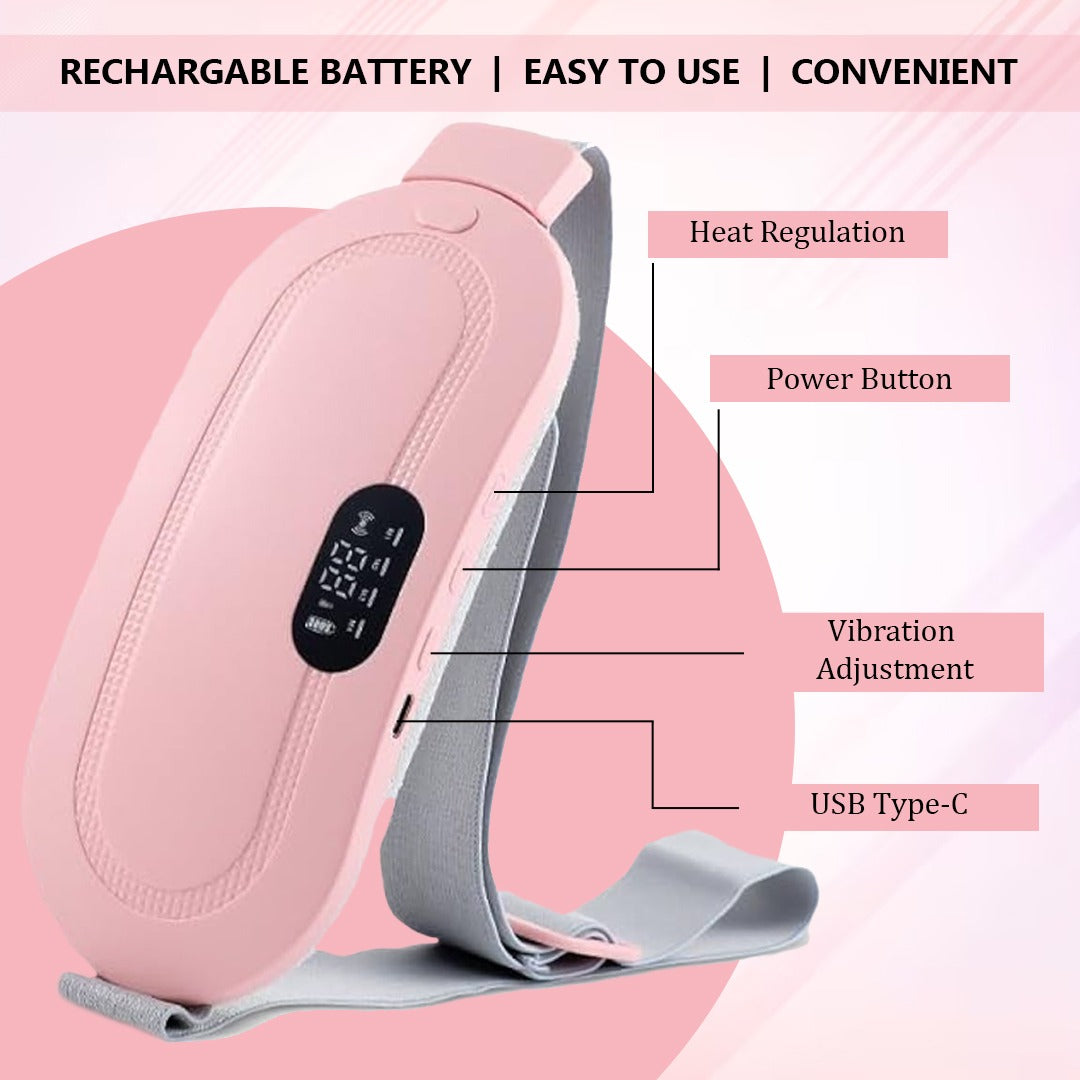 Periods Cramp Relief Massager & Heating Pad