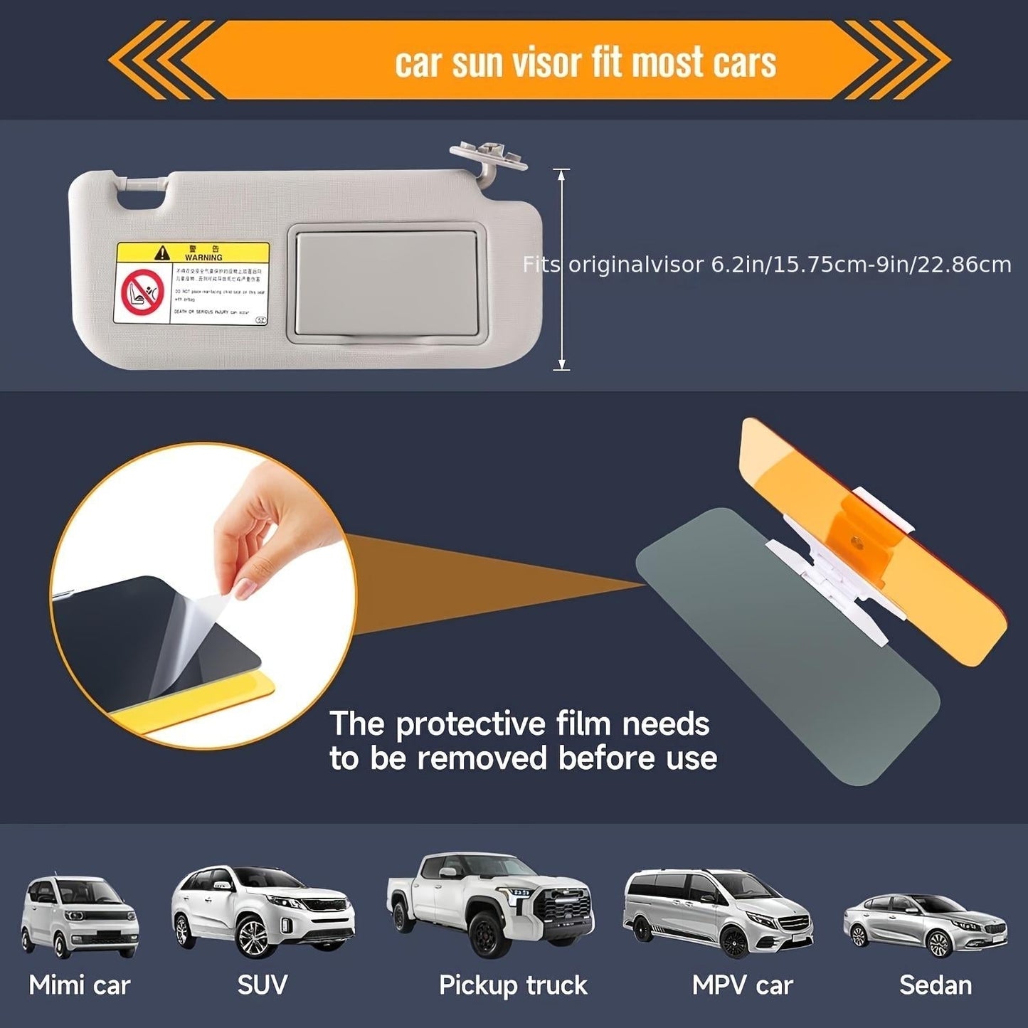 Car HD Visor Night Vision