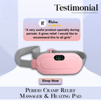Periods Cramp Relief Massager & Heating Pad