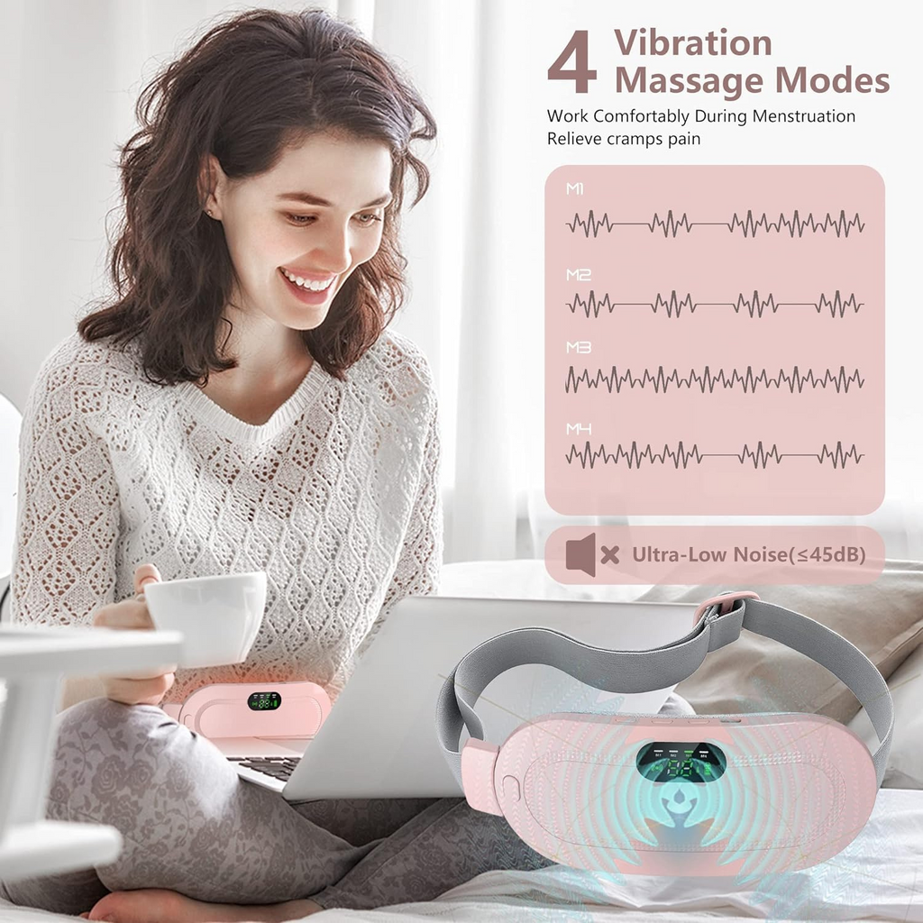 Periods Cramp Relief Massager & Heating Pad